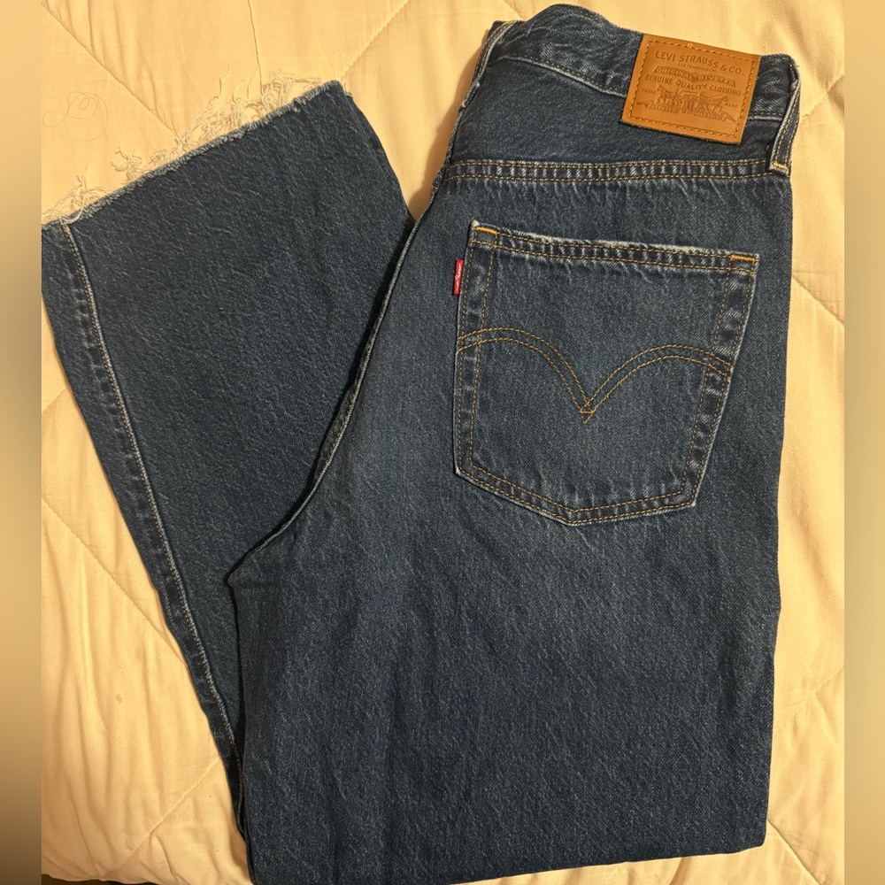 Levi's- Ribcage Ankle Straight Jeans